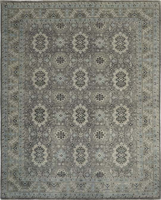 Hands DL 654 Grey Luxury Carpet - 100% Wool, Hand Knotted (11'6" x 17'6")