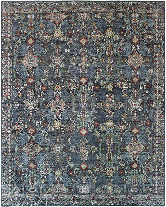 Hands P 1206 Multi Luxury Carpet - 100% Wool, Hand Knotted (8' x 10')