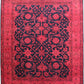 Hands P 1192 Red Luxury Carpet - 100% Wool, Hand Knotted (6' x 9')