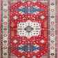 Hands P 2580 Multi Red Luxury Carpet - 100% Wool, Hand Knotted (7' x 10')