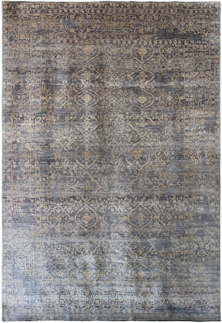 Hands P 34927 Beige Multi Luxury Carpet - 100% Bamboo Silk, Hand Knotted (8' x 10')