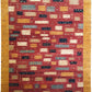 Hands P 6938 Multi Red Luxury Carpet - 100% Wool, Hand Knotted (5'6" x 7'6")