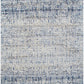 Hands TRIBAL 6 (A) Silver Blue Luxury Carpet - Wool & Silk, Hand Knotted (9' x 12')