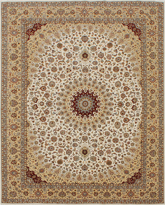 Hands DL 1646 Assorted Luxury Carpet - Wool & Botanical Silk, Hand Knotted (9' x 12'6")