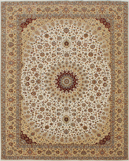 Hands DL 1646 Assorted Luxury Carpet - Wool & Botanical Silk, Hand Knotted (9' x 12'6")